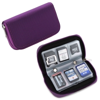 Kood MCP-22 Purple púzdro na pamäťové karty fialové Kood MCP-22 Purple púzdro na pamäťové karty fialové