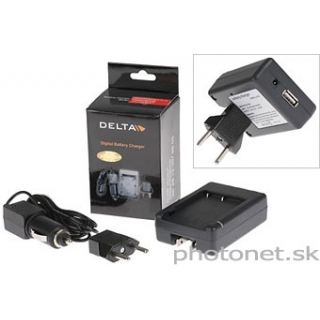 Delta nabíjačka s USB pre Canon BP-511A