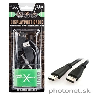 DisplayPort kábel 1.8m