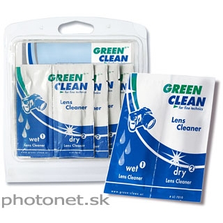 Green Clean Lens Cleaner 10ks