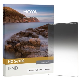 Hoya HD Sq100 IRND16 (1.2) Grad-S Soft