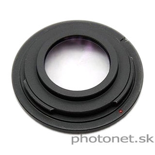 Redukcia - adaptér M42-Nikon F s optikou