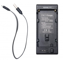 Nanlite CN-58 2v1 USB nabíjačka pre Sony NP-F batérie