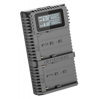 Nitecore duálna nabíjačka pre Sony NP-F batérie