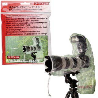 OP/TECH USA obal do dažďa pre zrkadlovku s bleskom 2ks