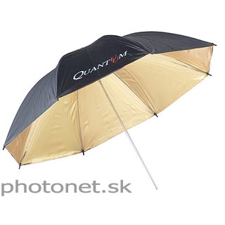 Quantuum štúdiový dáždnik 150cm zlatý