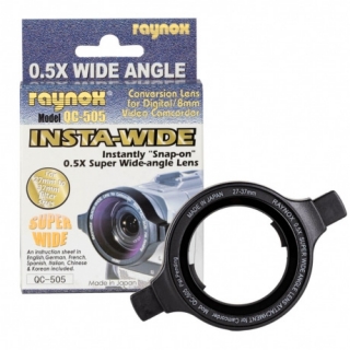 Raynox QC-505 0.5x 27-37mm širokouhlá predsádka