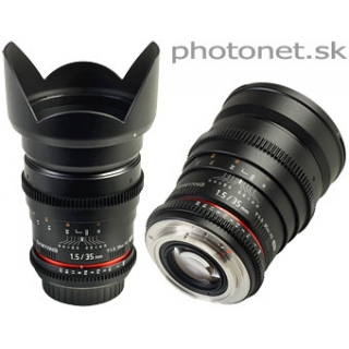 Samyang 35mm T1.5 AS UMC VDSLR pre Nikon