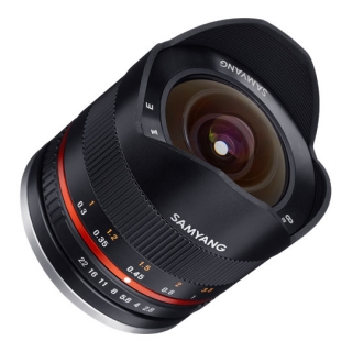 Samyang 8mm f/2.8 UMC Fish-Eye II pre Canon EF-M (Black)