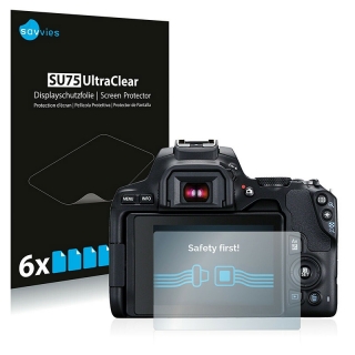 Savvies SU75 UltraClear ochranná fólia LCD 6ks pre Canon 250D