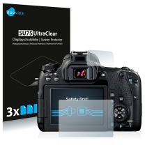 Savvies SU75 UltraClear ochranná fólia LCD (3 páry) pre Canon 77D