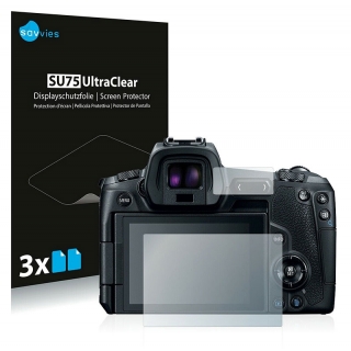 Savvies SU75 UltraClear ochranná fólia LCD (3 páry) pre Canon EOS R