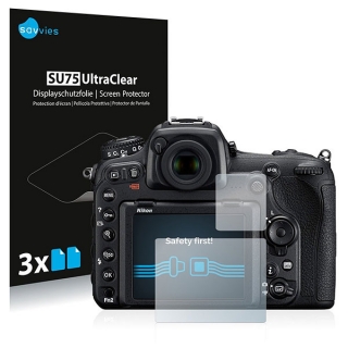 Savvies SU75 UltraClear ochranná fólia LCD (3 páry) pre Nikon D500