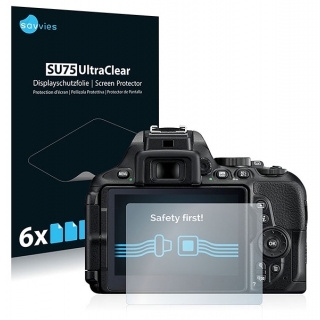 Savvies SU75 UltraClear ochranná fólia LCD 6ks pre Nikon D5600