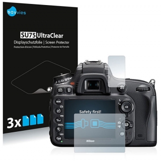 Savvies SU75 UltraClear ochranná fólia LCD (3 páry) pre Nikon D610, D600