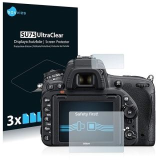 Savvies SU75 UltraClear ochranná fólia LCD (3 páry) pre Nikon D750