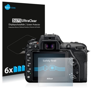 Savvies SU75 UltraClear ochranná fólia LCD 6ks pre Nikon D7500