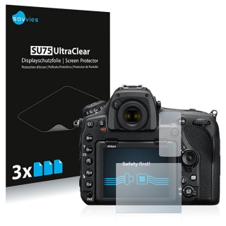 Savvies SU75 UltraClear ochranná fólia LCD (3 páry) pre Nikon D850