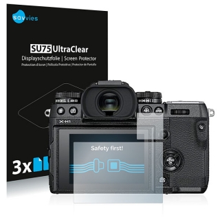 Savvies SU75 UltraClear ochranná fólia LCD (3 páry) pre Fujifilm X-H1