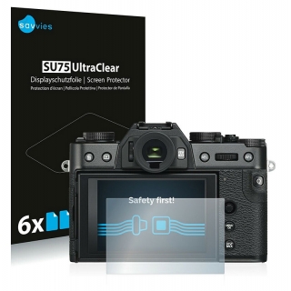 Savvies SU75 UltraClear ochranná fólia LCD 6ks pre Fujifilm X-T30