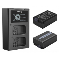 SmallRig NP-FW50 Sony Dual Kit duálna nabíjačka + 2 batérie