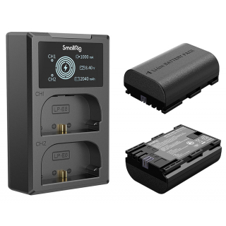 SmallRig LP-E6NH Canon Dual Kit duálna nabíjačka + 2 batérie